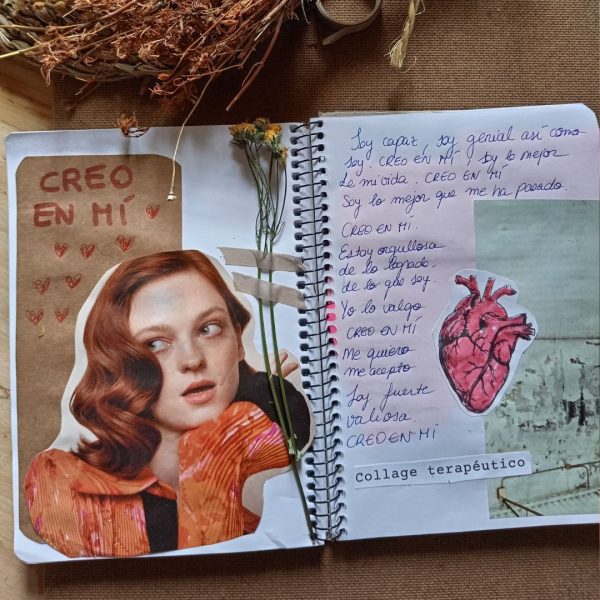 Art Journaling- Collage terapia